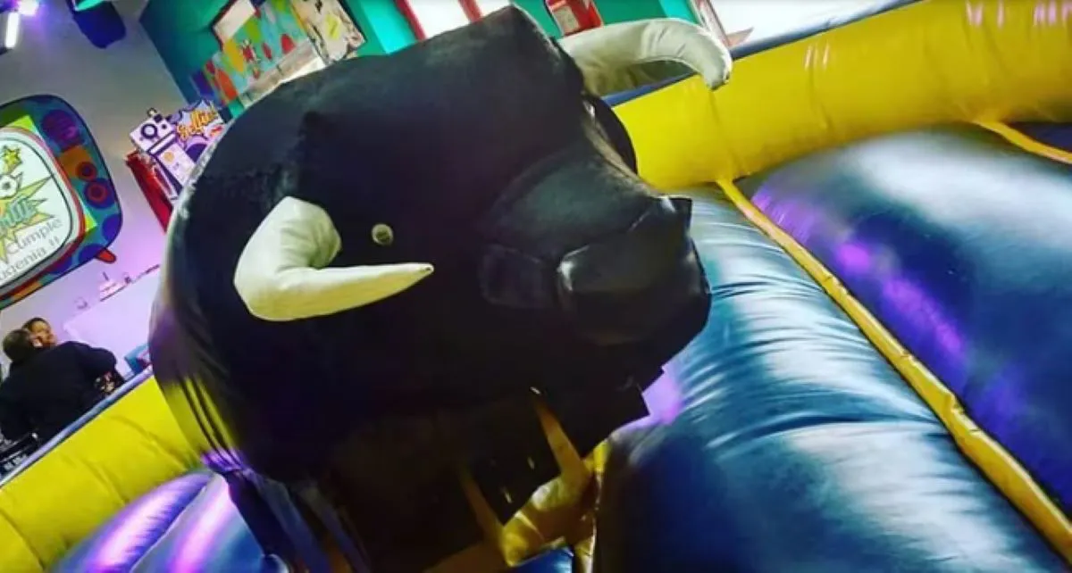 pelotero toro mecanico