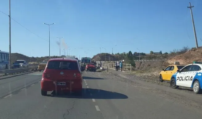 choque en cadena ruta 7